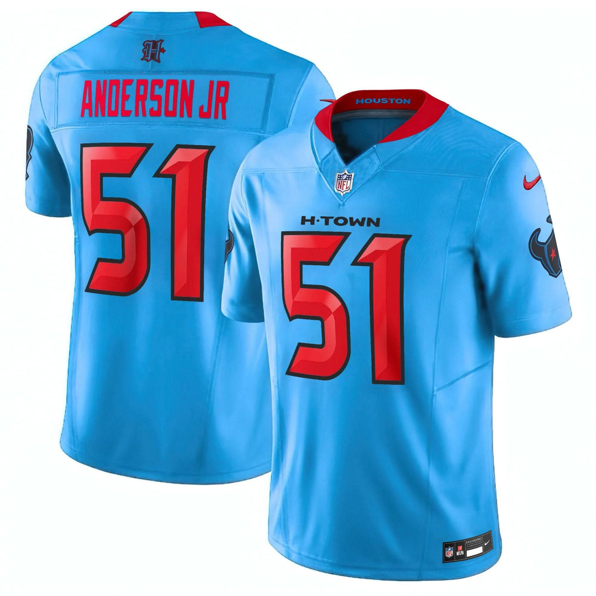 Houston Texans 2024 Vapor Limited Jersey V2 - All Stitched - image 7