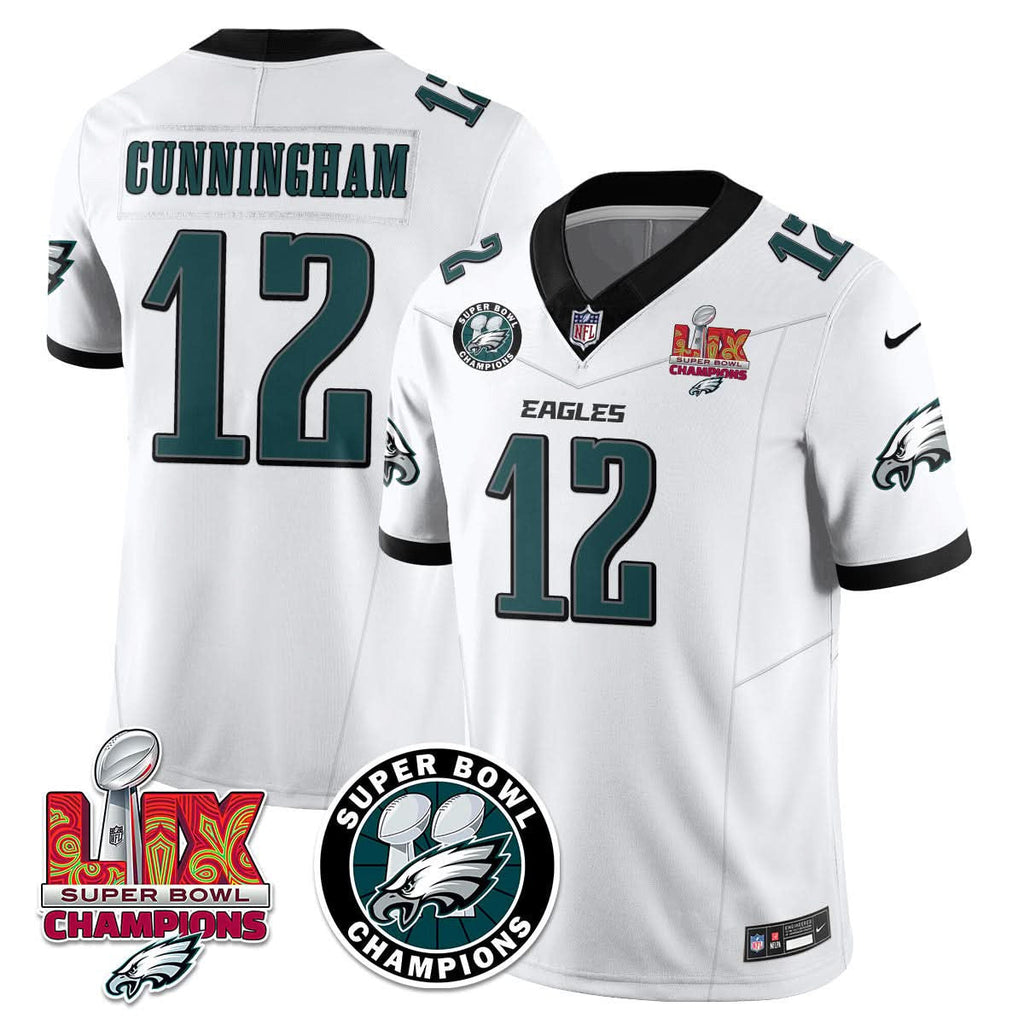 Philadelphia Eagles Super Bowl LIX Champions Jersey - All Stitched - image 4
