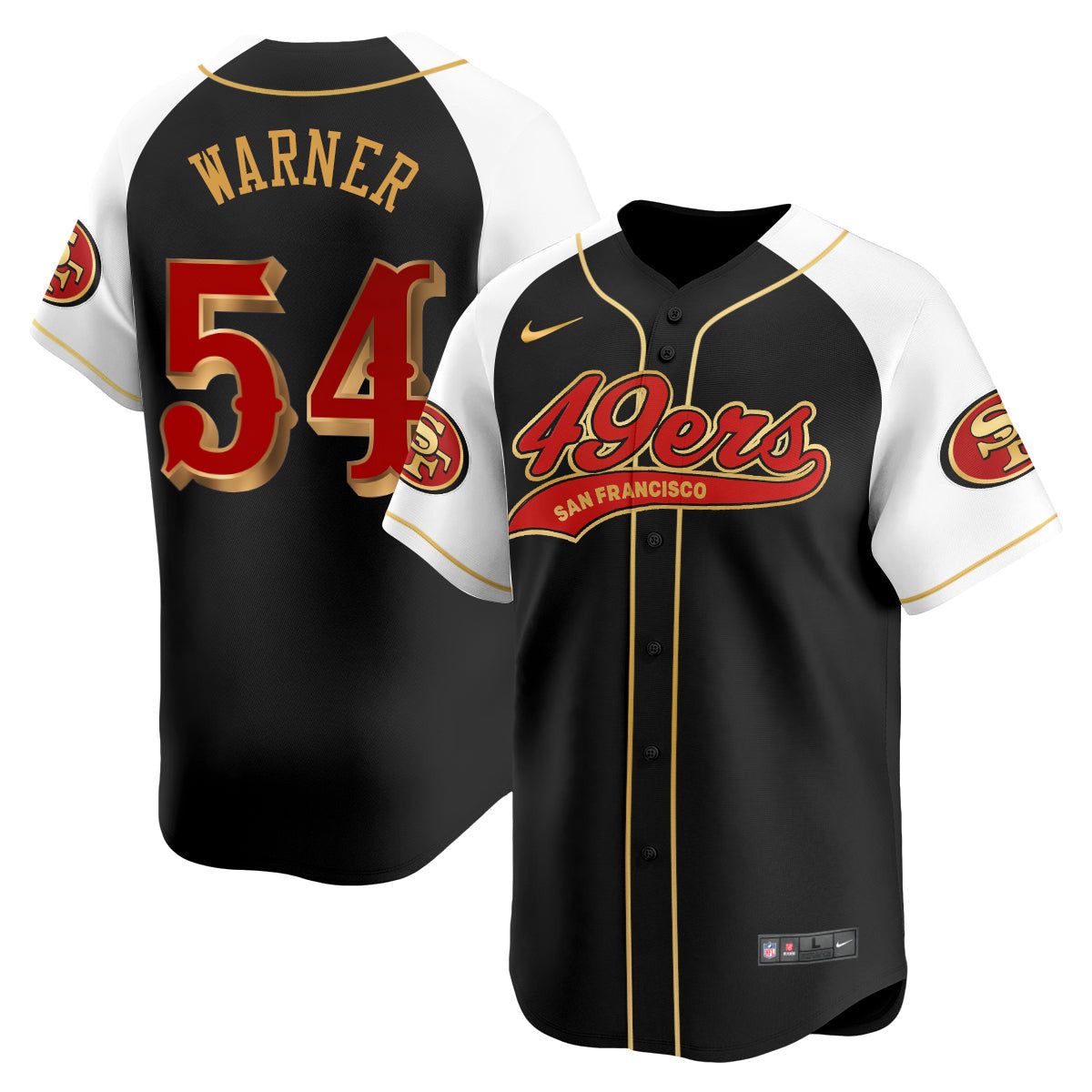 San Francisco 49ers Rivalry Series Baseball Jersey - All Stitched - image 9