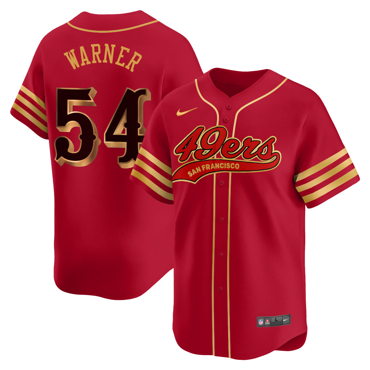 San Francisco 49ers Rivalry Series Baseball Jersey - All Stitched - image 17