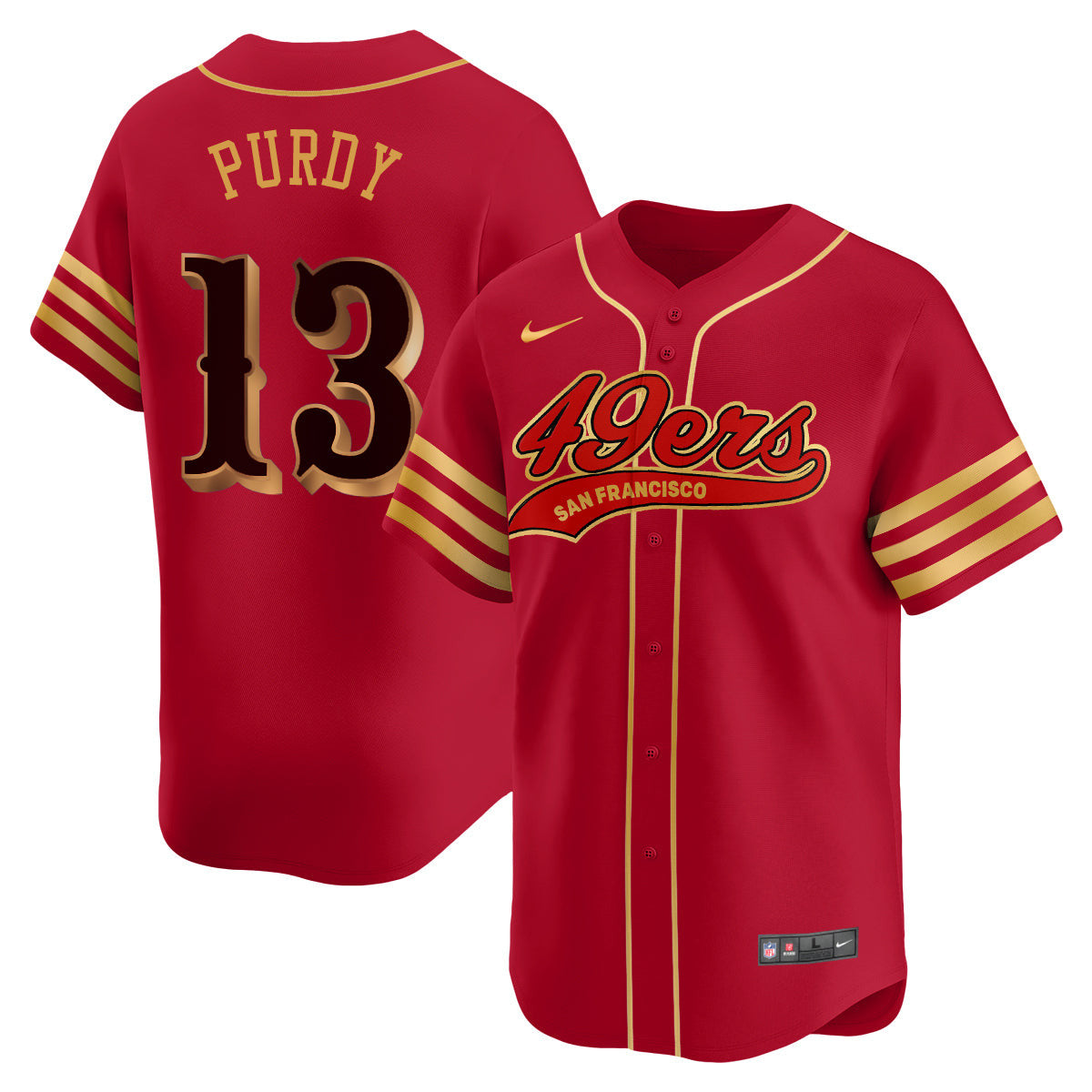 San Francisco 49ers Rivalry Series Baseball Jersey - All Stitched - image 20