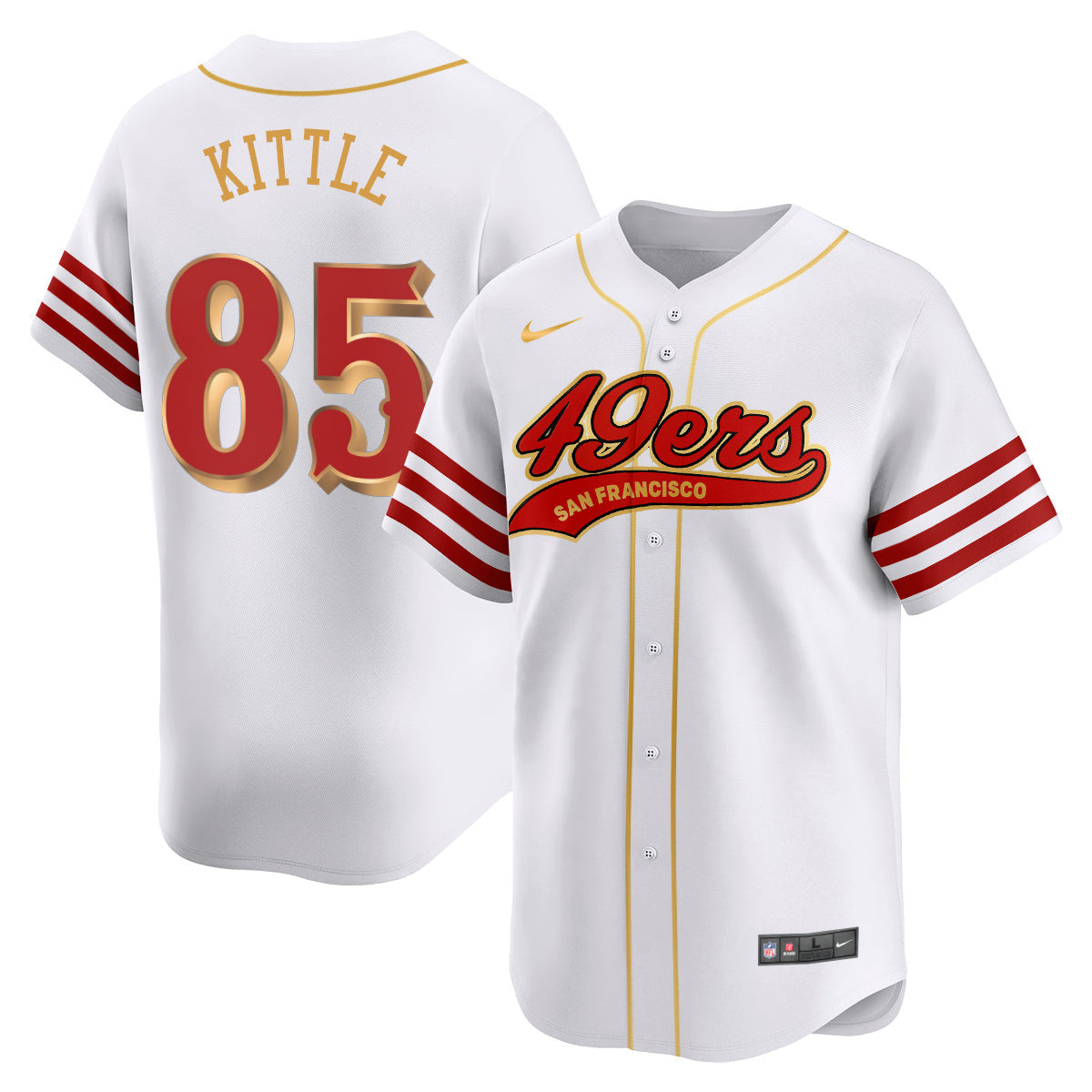 San Francisco 49ers Rivalry Series Baseball Jersey - All Stitched - image 29