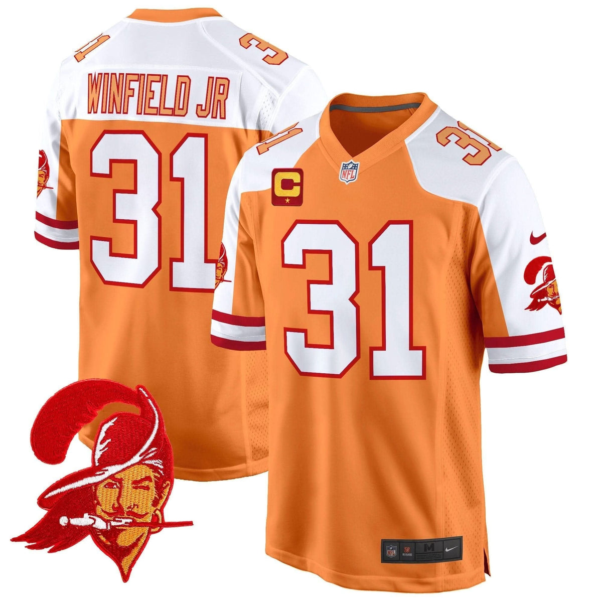 Tampa Bay Buccaneers Throwback Game Jersey - All Stitched - image 6