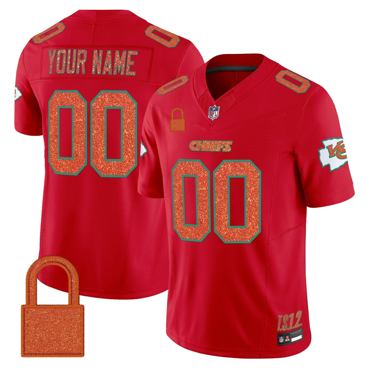 Kansas City Chiefs 'Taylor Swift - TS12 - The Life of a Showgirl' Vapor Limited Custom Jersey - All Stitched - image 2