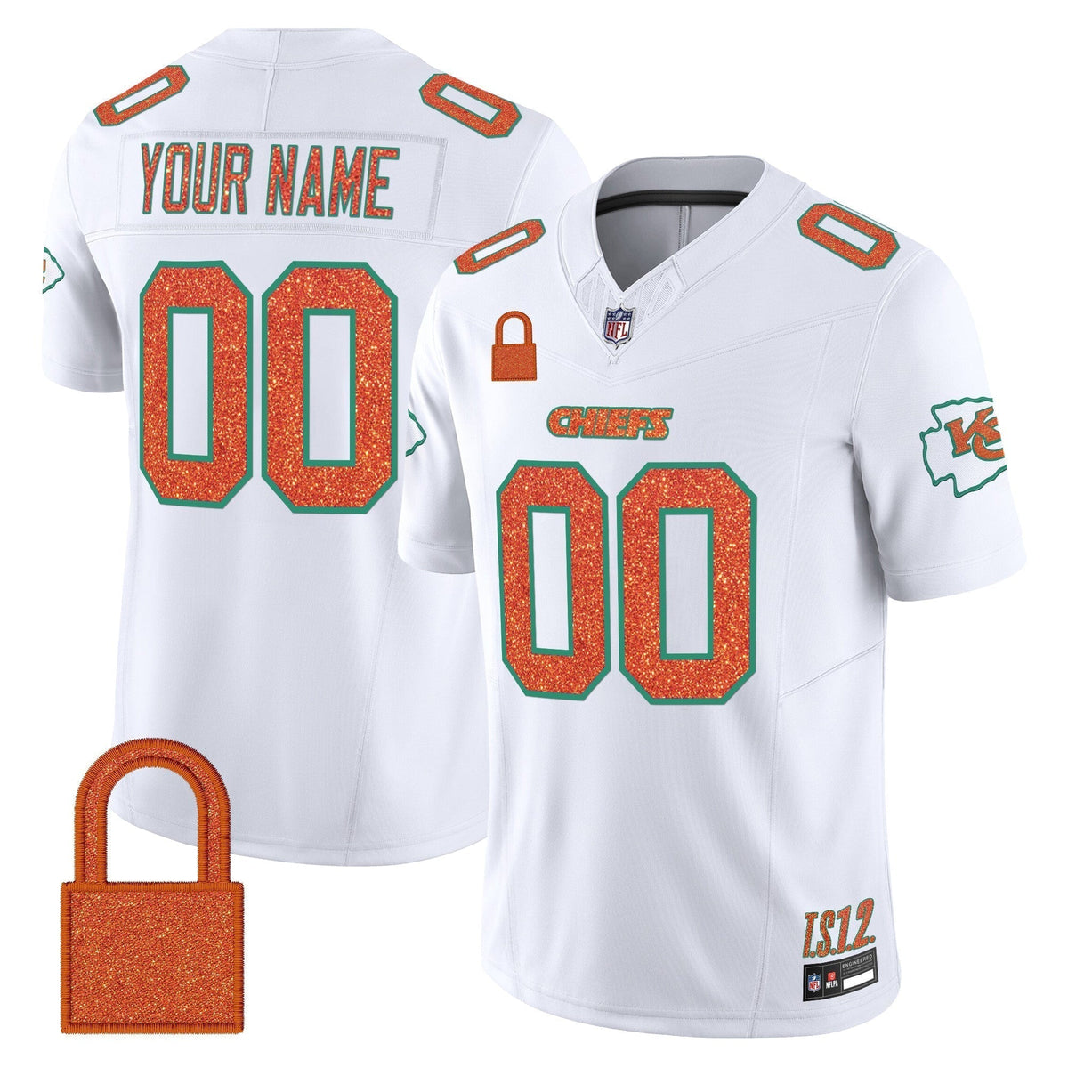 Kansas City Chiefs 'Taylor Swift - TS12 - The Life of a Showgirl' Vapor Limited Custom Jersey - All Stitched - image 1