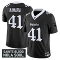 New Orleans Saints 'Gothic Vieux Carré Edition' Vapor Jersey - All Stitched - image 1