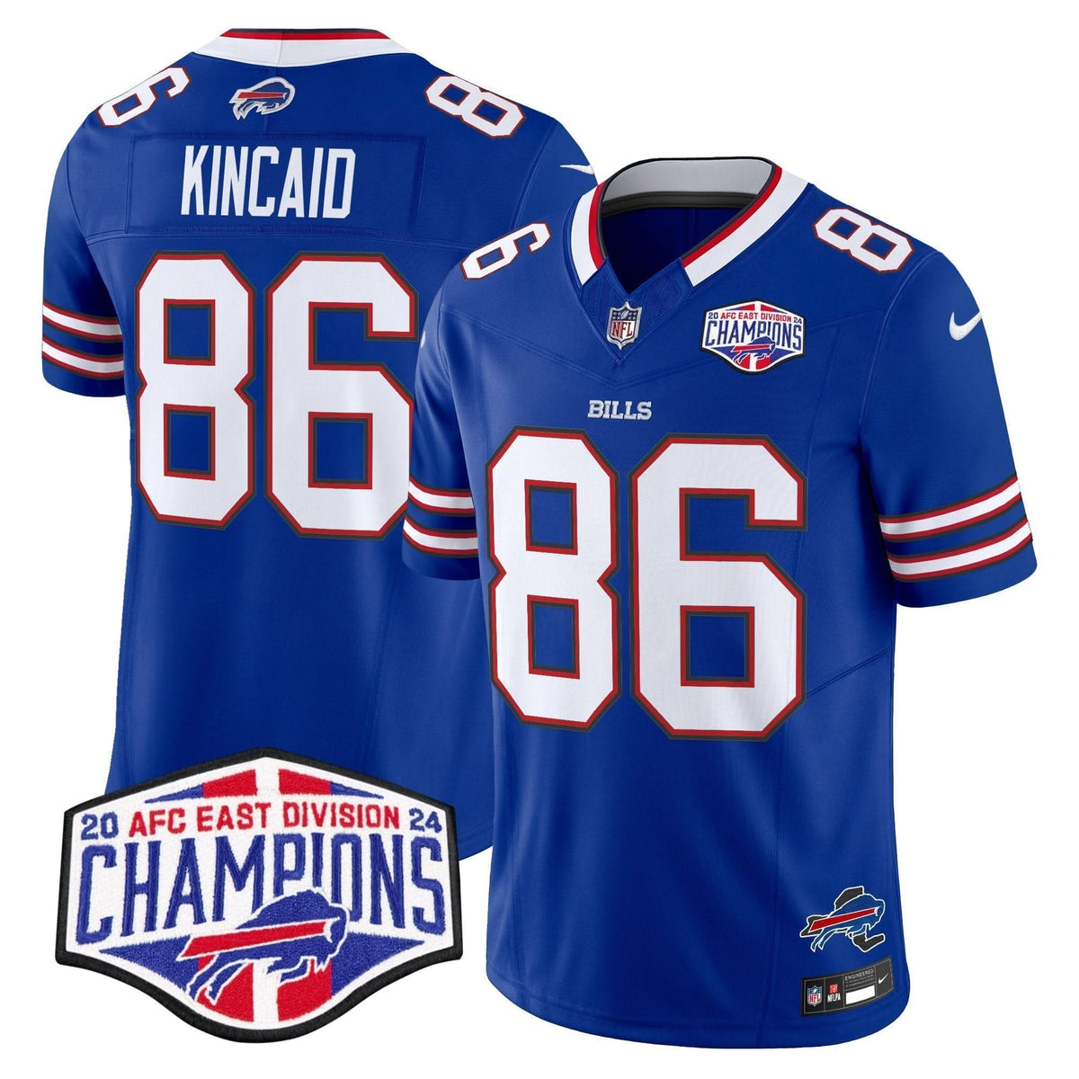 Bills 2024 AFC East Division Champions Vapor Limited Jersey - All Stitched - image 5
