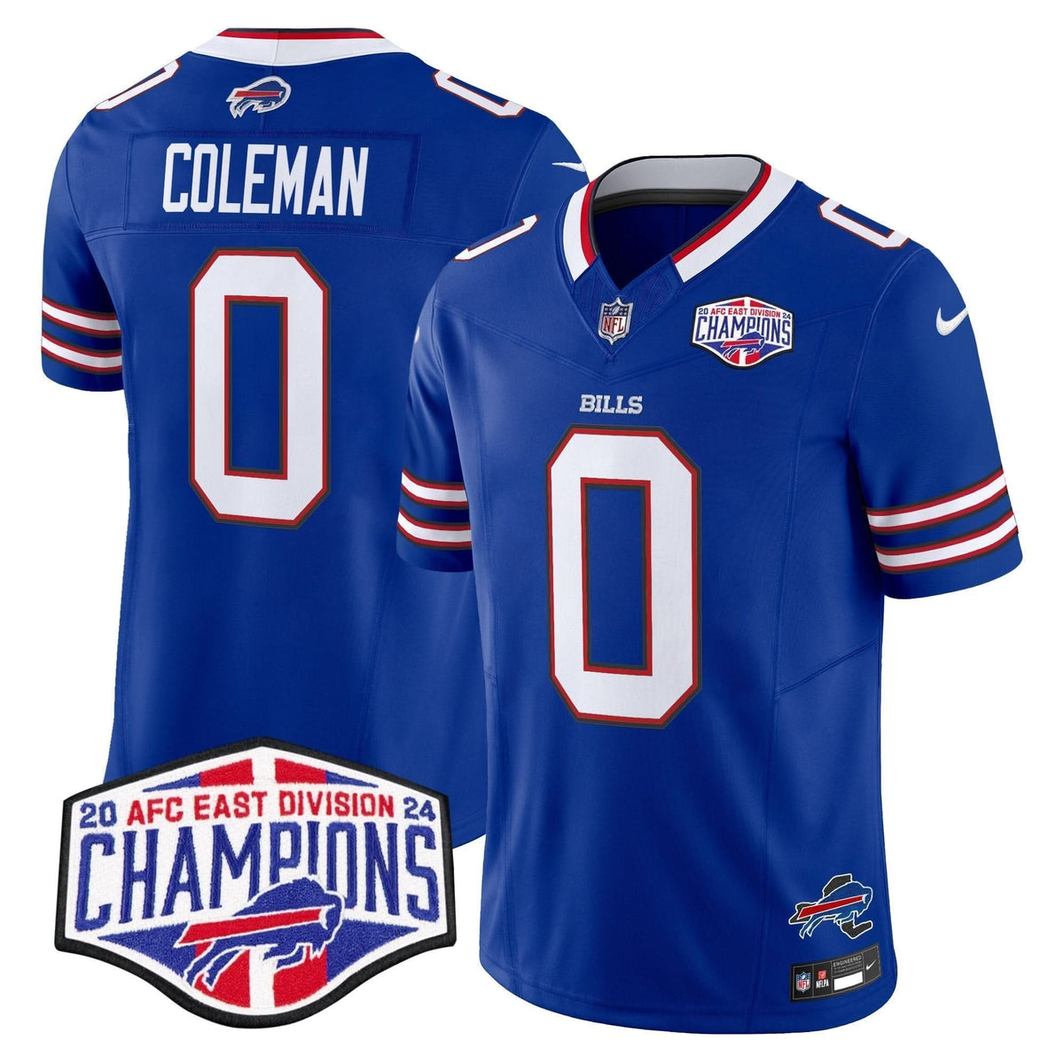 Bills 2024 AFC East Division Champions Vapor Limited Jersey - All Stitched - image 6