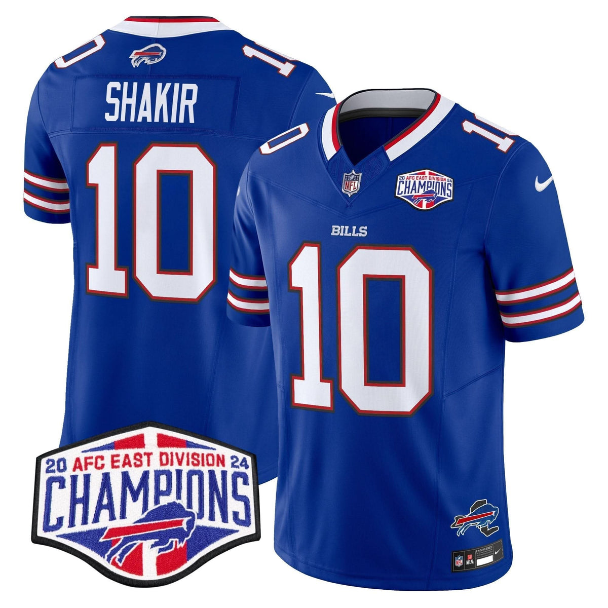 Bills 2024 AFC East Division Champions Vapor Limited Jersey - All Stitched - image 7