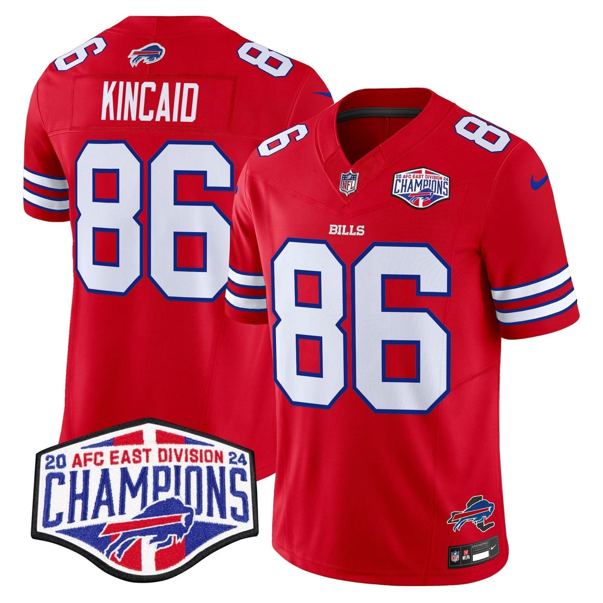 Bills 2024 AFC East Division Champions Vapor Limited Jersey - All Stitched - image 13