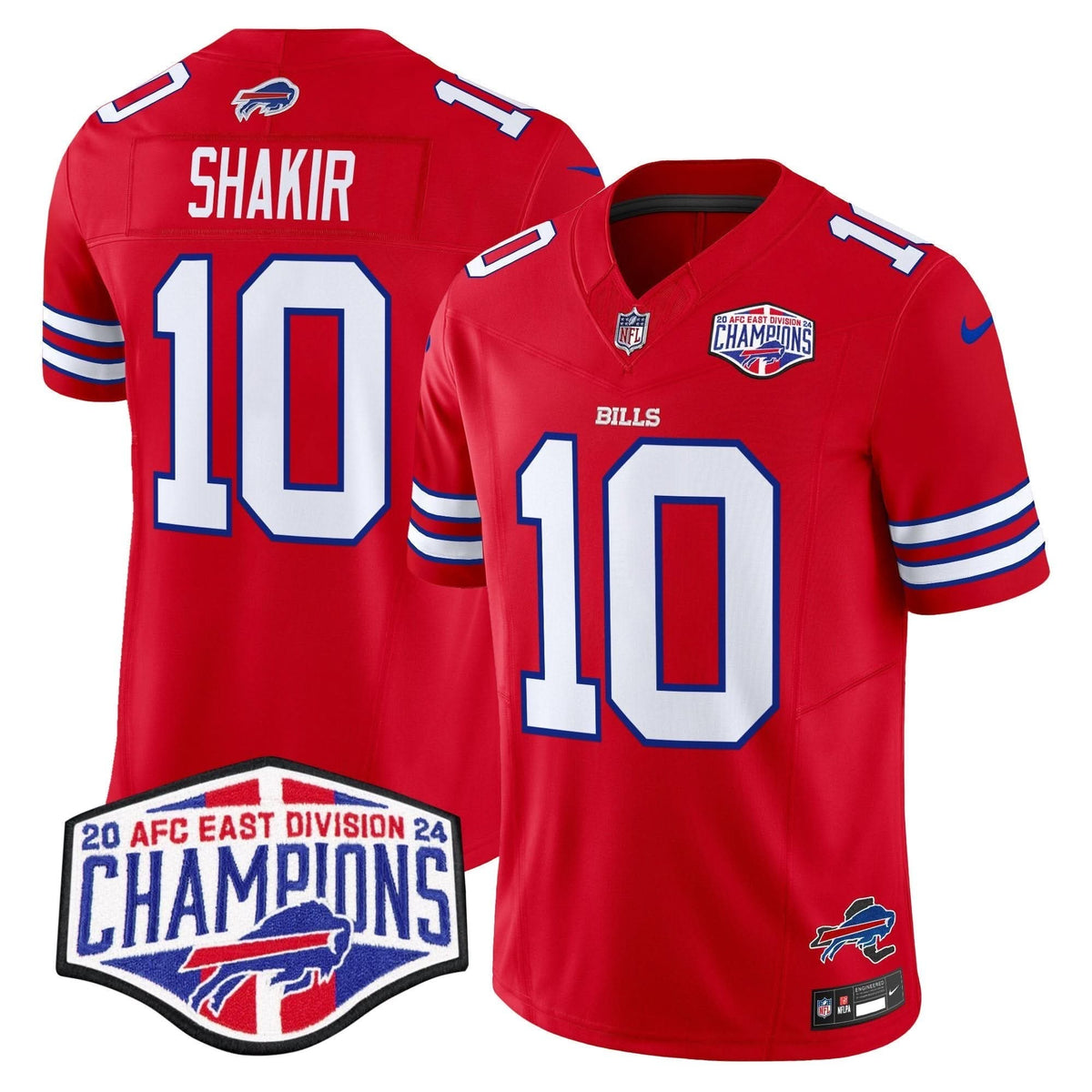 Bills 2024 AFC East Division Champions Vapor Limited Jersey - All Stitched - image 15