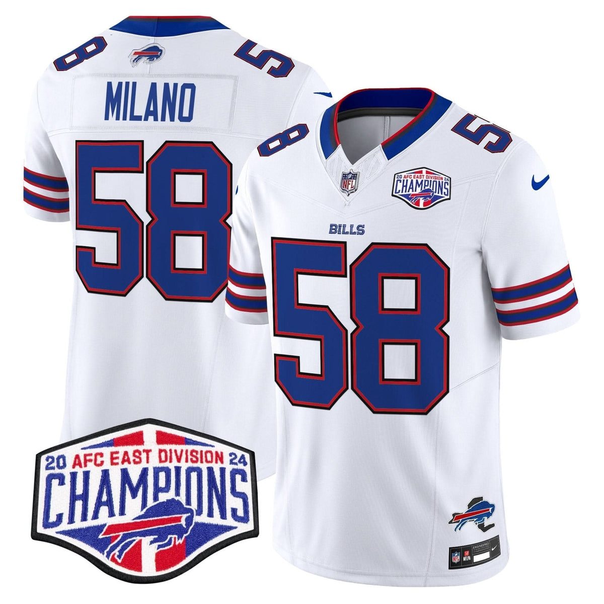 Bills 2024 AFC East Division Champions Vapor Limited Jersey - All Stitched - image 20