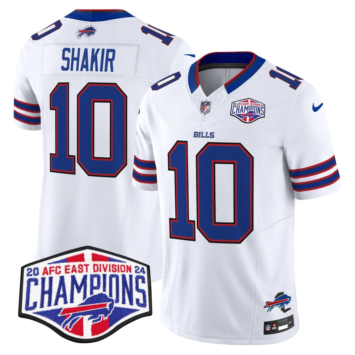Bills 2024 AFC East Division Champions Vapor Limited Jersey - All Stitched - image 23