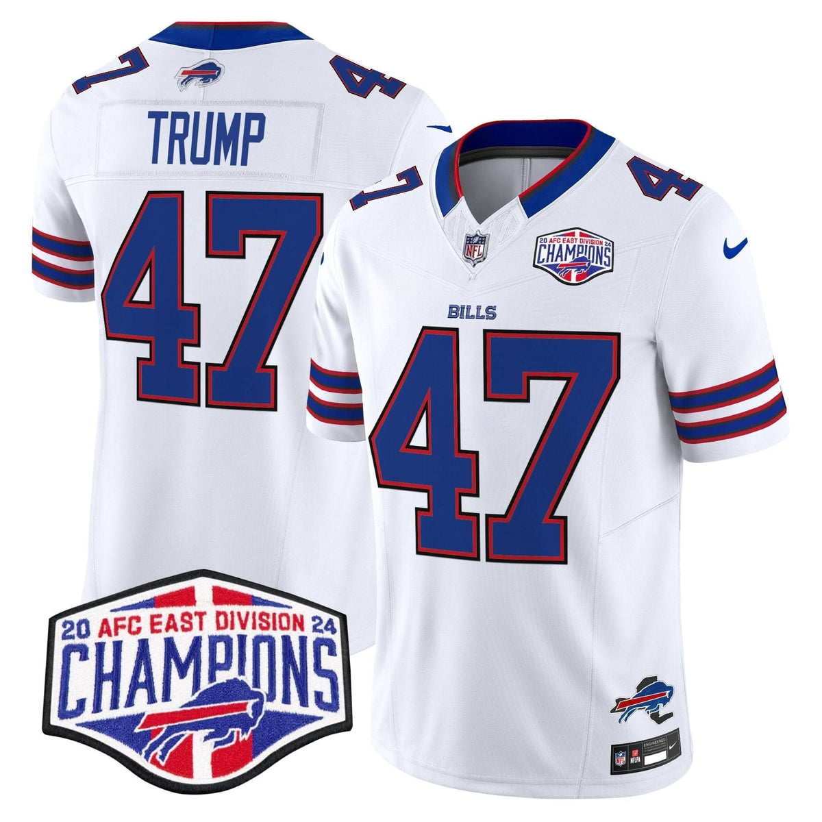 Bills 2024 AFC East Division Champions Vapor Limited Jersey - All Stitched - image 24