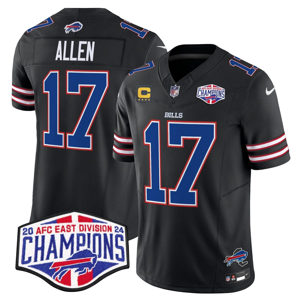 Bills 2024 AFC East Division Champions Vapor Limited Jersey - All Stitched - image 25