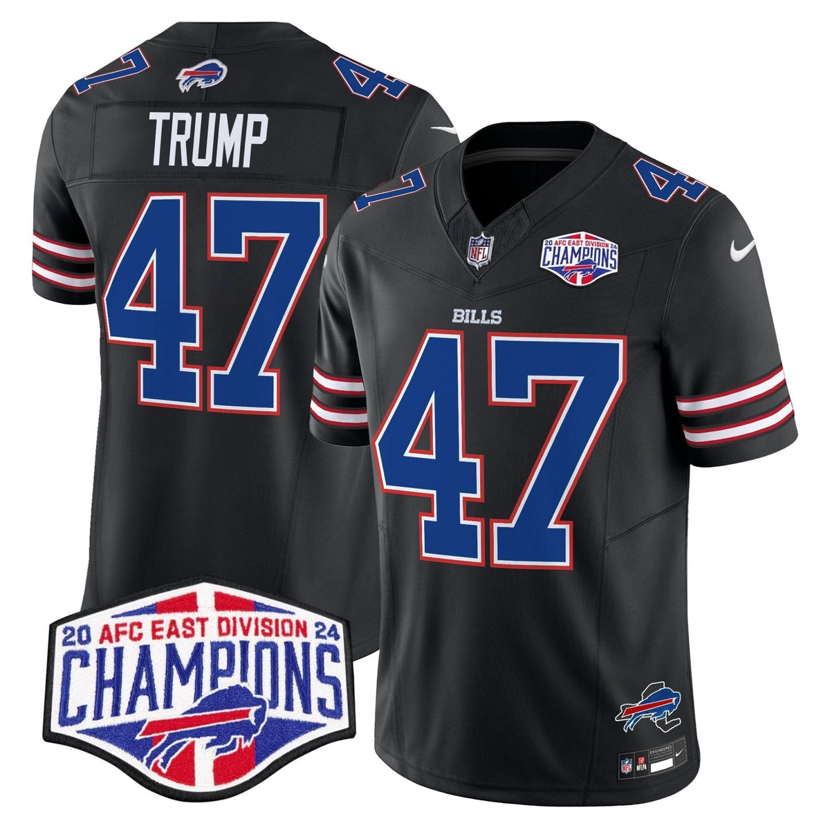 Bills 2024 AFC East Division Champions Vapor Limited Jersey - All Stitched - image 32