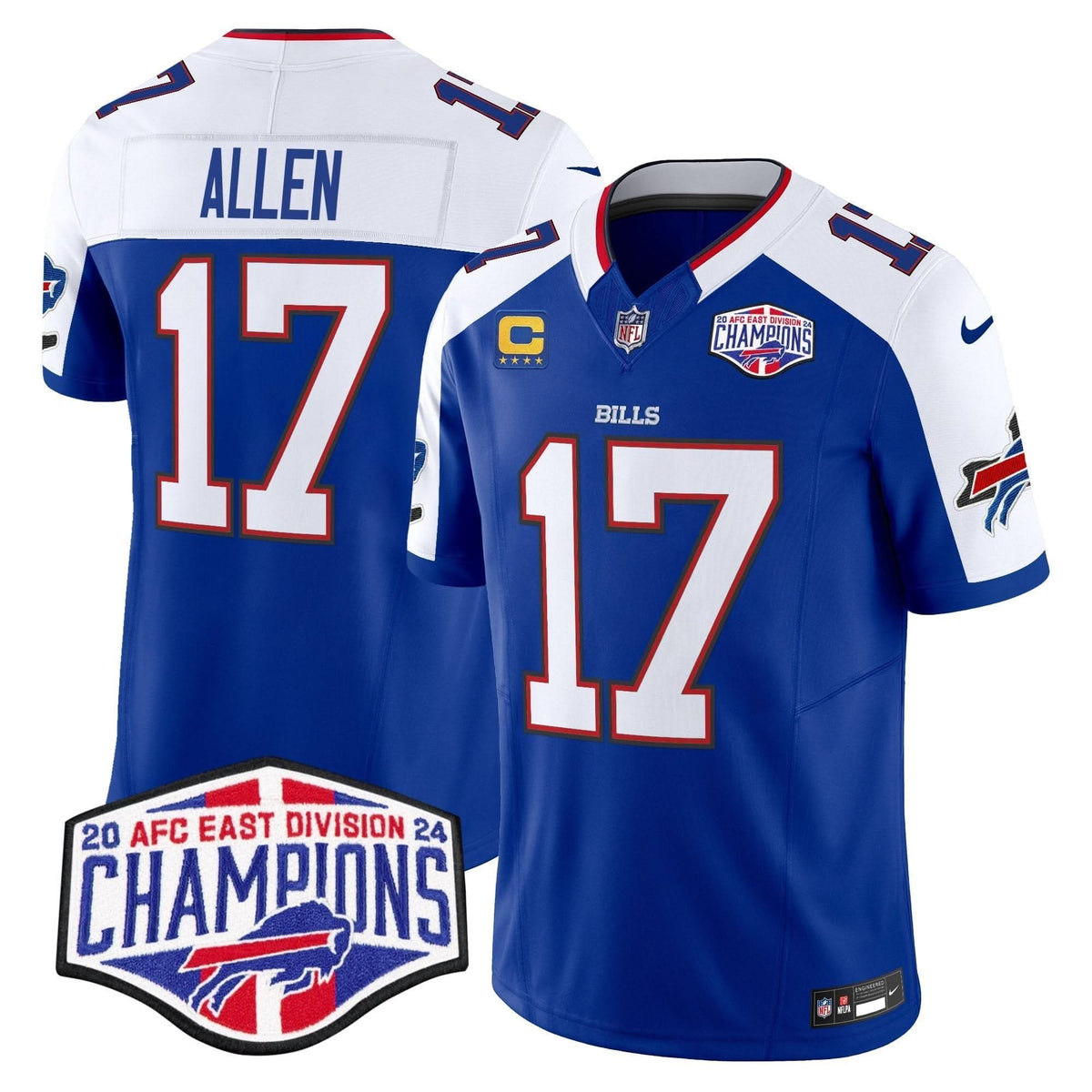 Bills 2024 AFC East Division Champions Vapor Limited Jersey - All Stitched - image 33