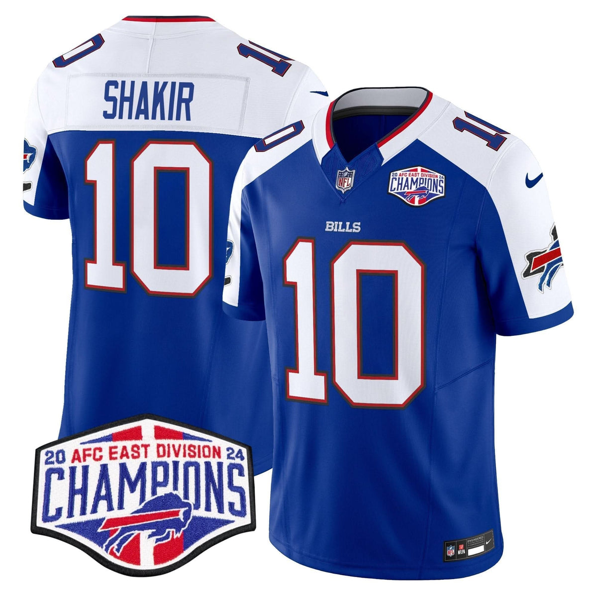 Bills 2024 AFC East Division Champions Vapor Limited Jersey - All Stitched - image 39