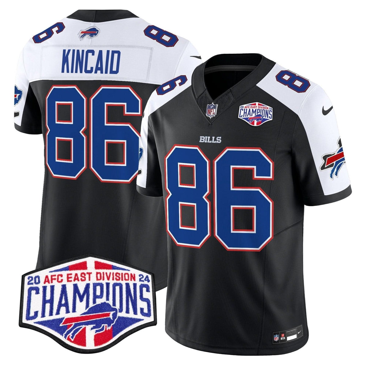 Bills 2024 AFC East Division Champions Vapor Limited Jersey - All Stitched - image 45