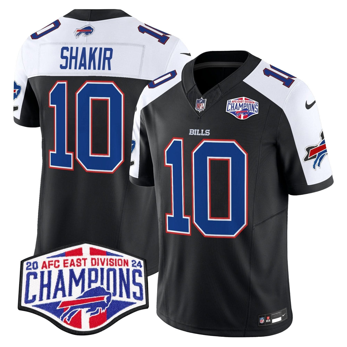 Bills 2024 AFC East Division Champions Vapor Limited Jersey - All Stitched - image 47