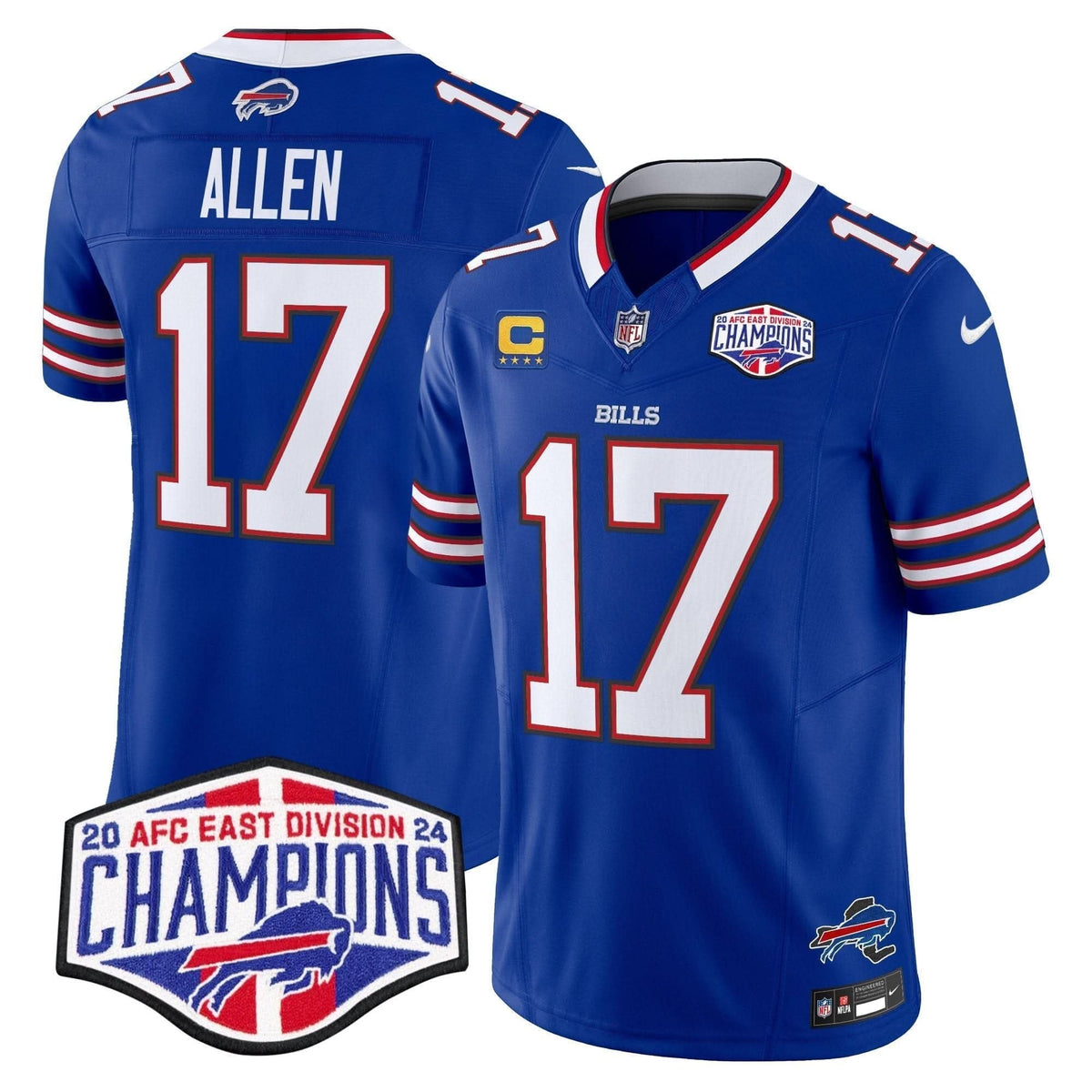 Bills 2024 AFC East Division Champions Vapor Limited Jersey - All Stitched - image 1