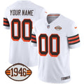 Browns 1946 75th Anniversary Patch Custom Jersey - All Stitched - image 1