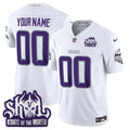 Minnesota Vikings 2025 Winter Warrior Skol Patch Vapor Limited Custom Jersey - All Stitched - image 1