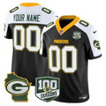 Packers 100th Season & Home Patch Vapor Limited Custom Jersey - All Stitched - image 1