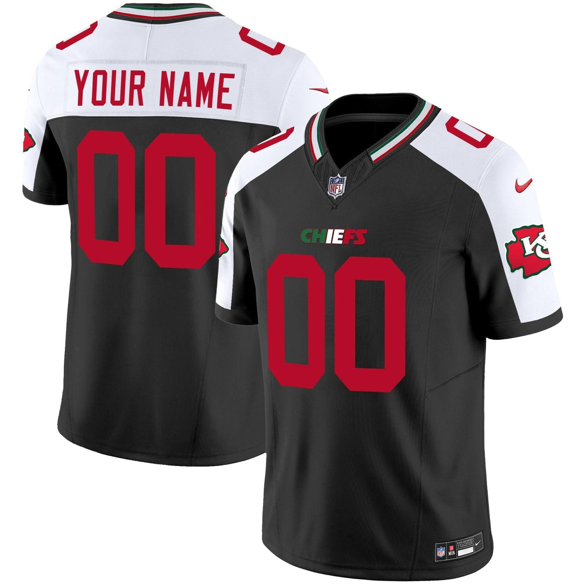 Chiefs Mexico Vapor Limited Custom Jersey - All Stitched - image 3