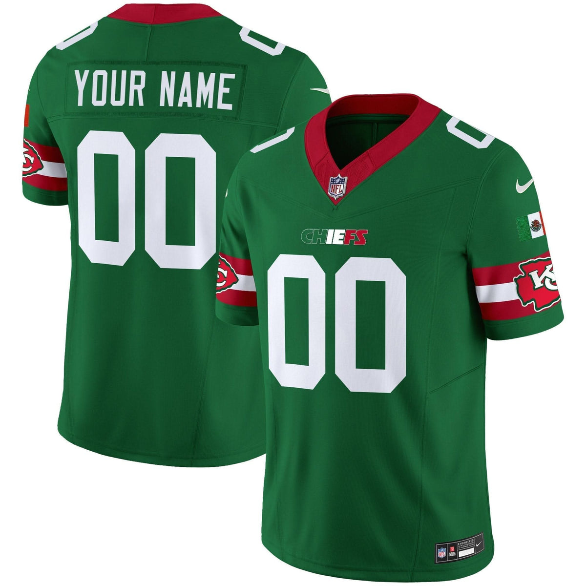 Chiefs Mexico Vapor Limited Custom Jersey - All Stitched - image 5