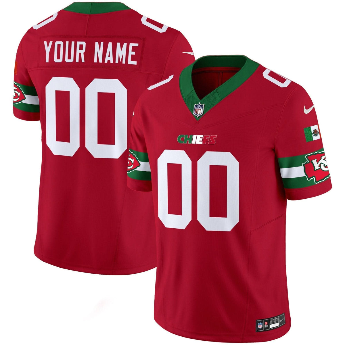 Chiefs Mexico Vapor Limited Custom Jersey - All Stitched - image 6