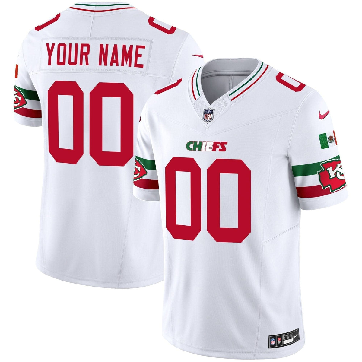 Chiefs Mexico Vapor Limited Custom Jersey - All Stitched - image 1