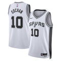 San Antonio Spurs Association Edition Swingman Jersey White Jeremy Sochan Unisex | RTJ13376 - image 1