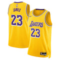 Los Angeles Lakers Icon Edition Swingman Jersey Gold Lebron James Unisex | RTJ13373 - image 1