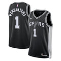 San Antonio Spurs Icon Edition Swingman Jersey Black Victor Wembanyama Unisex | RTJ13357 - image 1