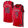 New Orleans Pelicans Jordan Brand Statement Editionswingman Jersey Red Jose Alvarado Unisex | RTJ13345 - image 1