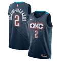 Oklahoma City Thunder 202526 City Edition Swingman Jersey Gray Shai Gilgeous Alexander Unisex | RTJ13296 - image 1