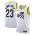 Utah Jazz Association Edition Swingman Jersey White Lauri Markkanen Unisex | RTJ13284 - image 1