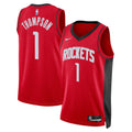 Houston Rockets Icon Edition Swingman Jersey Red Amen Thompson Unisex | RTJ13266 - image 1