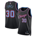Chicago Bulls 202526 City Edition Swingman Jersey Black Tre Jones Unisex | RTJ13263 - image 1