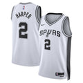 San Antonio Spurs Association Edition Swingman Jersey Nba 2025 First Round Draft Pick White Dylan Harper Unisex | RTJ13260 - image 1