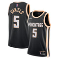 Atlanta Hawks 202526 City Edition Swingman Jersey Black Dyson Daniels Unisex | RTJ13247 - image 1