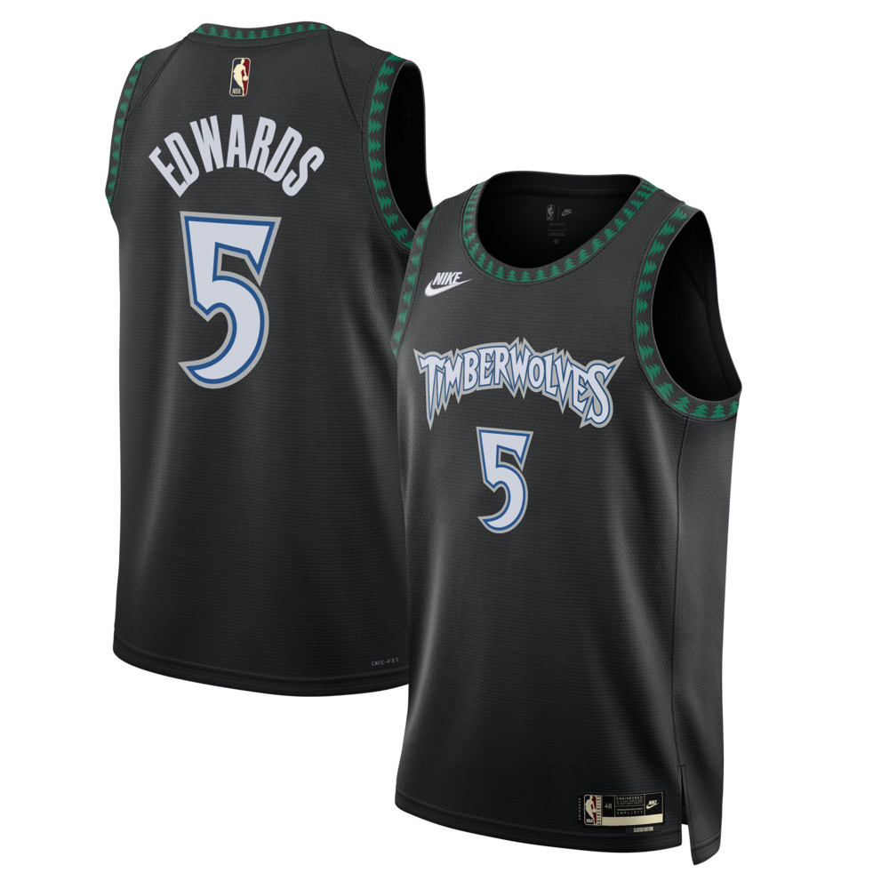 Minnesota Timberwolves Classic Edition Jersey Black Anthony Edwards Unisex | RTJ13243 - image 1