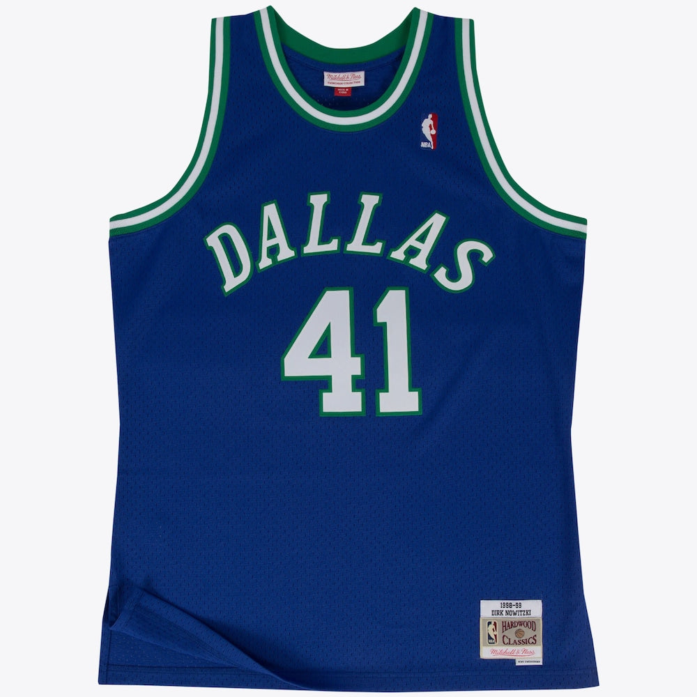 Dallas Mavericks Swingman Jersey Road Dirk Nowitzki 1998 99 | RTJ13209 - image 1