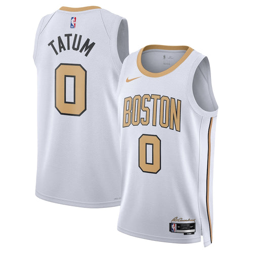Boston Celtics 202526 City Edition Swingman Jersey White Jayson Tatum Unisex | RTJ13217 - image 1