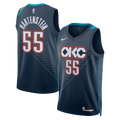 Oklahoma City Thunder 202526 City Edition Swingman Jersey Gray Isaiah Hartenstein Unisex | RTJ13202 - image 1