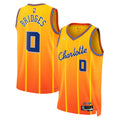 Charlotte Hornets Jordan Brand 202526 City Edition Swingman Jersey Gold Miles Bridges Unisex | RTJ13186 - image 1