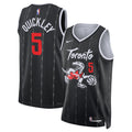 Toronto Raptors 202526 City Edition Swingman Jersey Black Immanuel Quickley Unisex | RTJ13184 - image 1