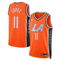 La Clippers 202526 City Edition Swingman Jersey Orange Brook Lopez Unisex | RTJ13159 - image 1