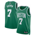 Boston Celtics Icon Edition Swingman Jersey Kelly Green Jaylen Brown Unisex | RTJ13154 - image 1